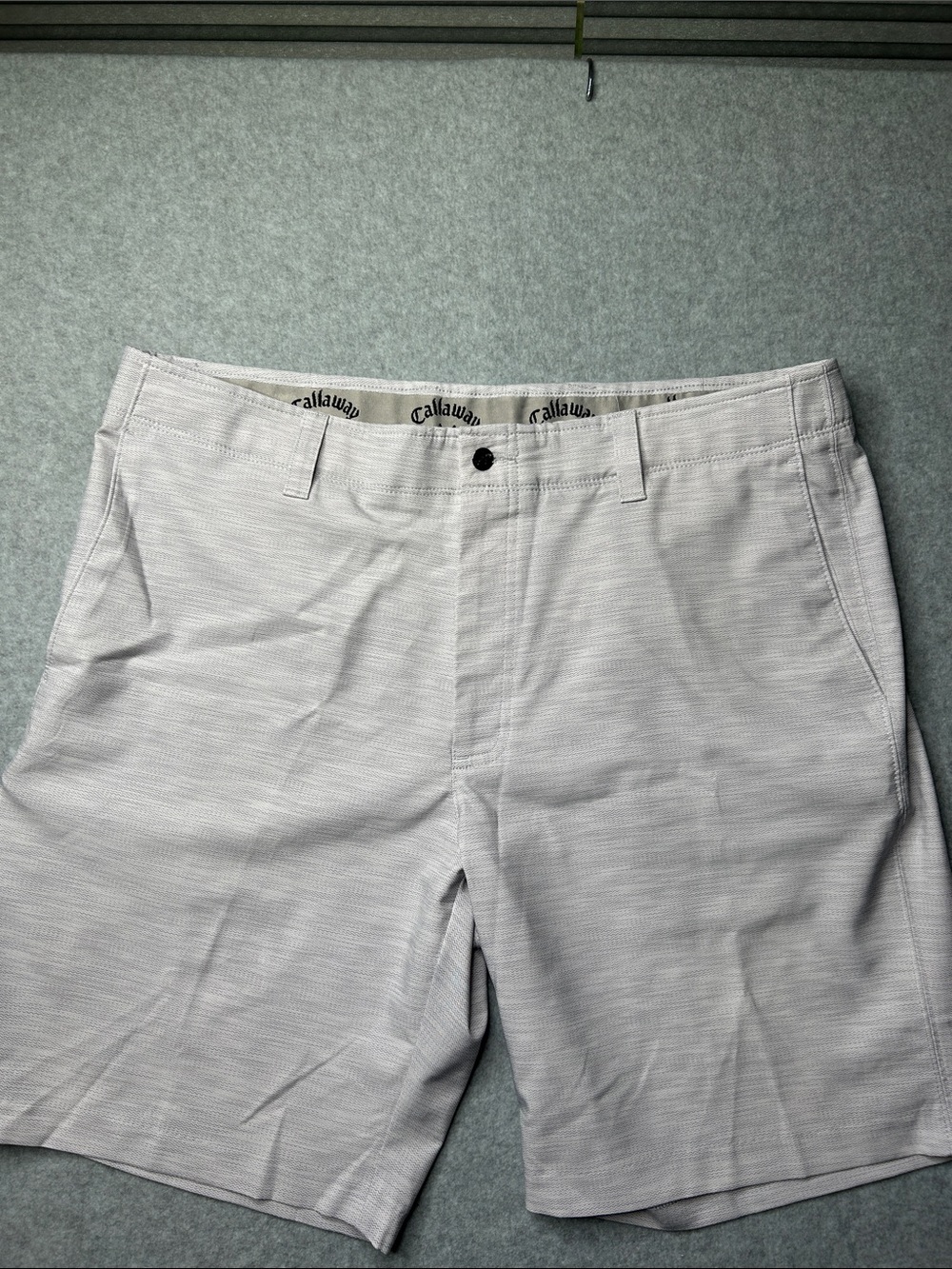 Callaway Light Heather Gray Men's Golf Shorts